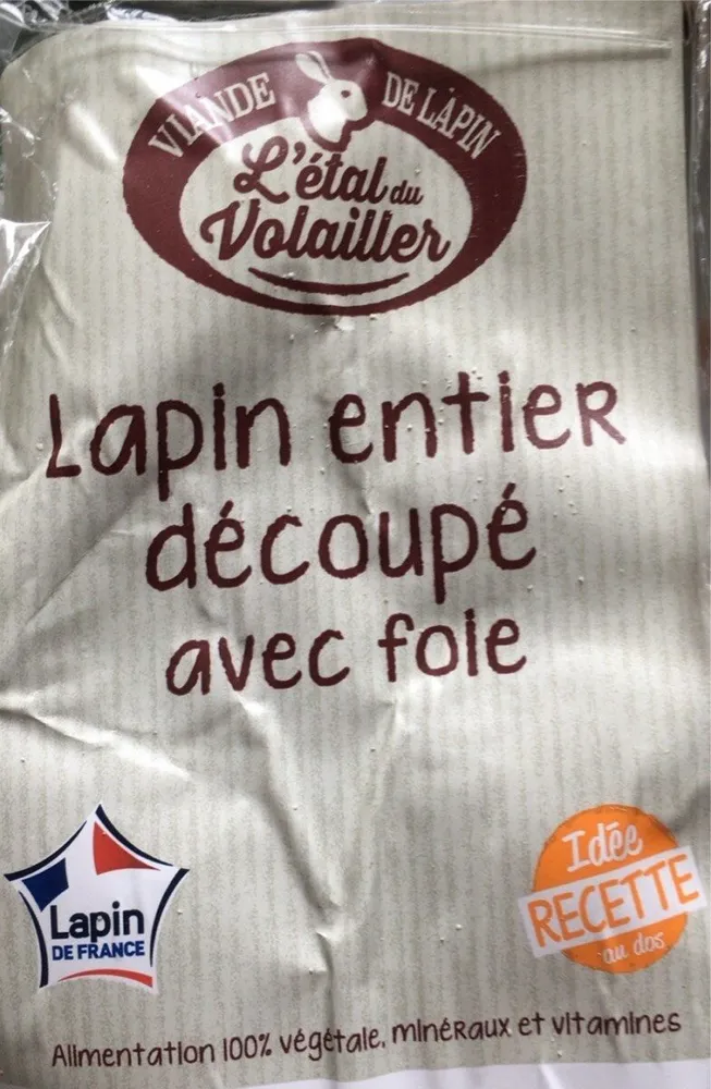 Lapin découpé
