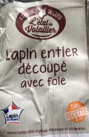 Lapin découpé