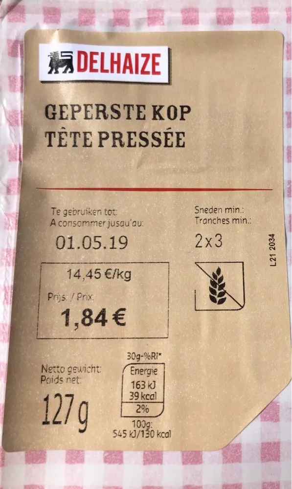 Tête pressée