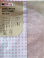Saucisson de jambon