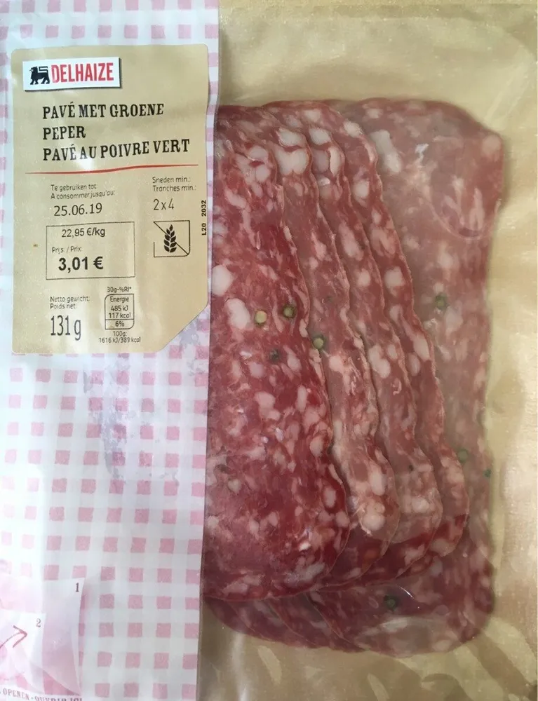 Pavé au poivre vert