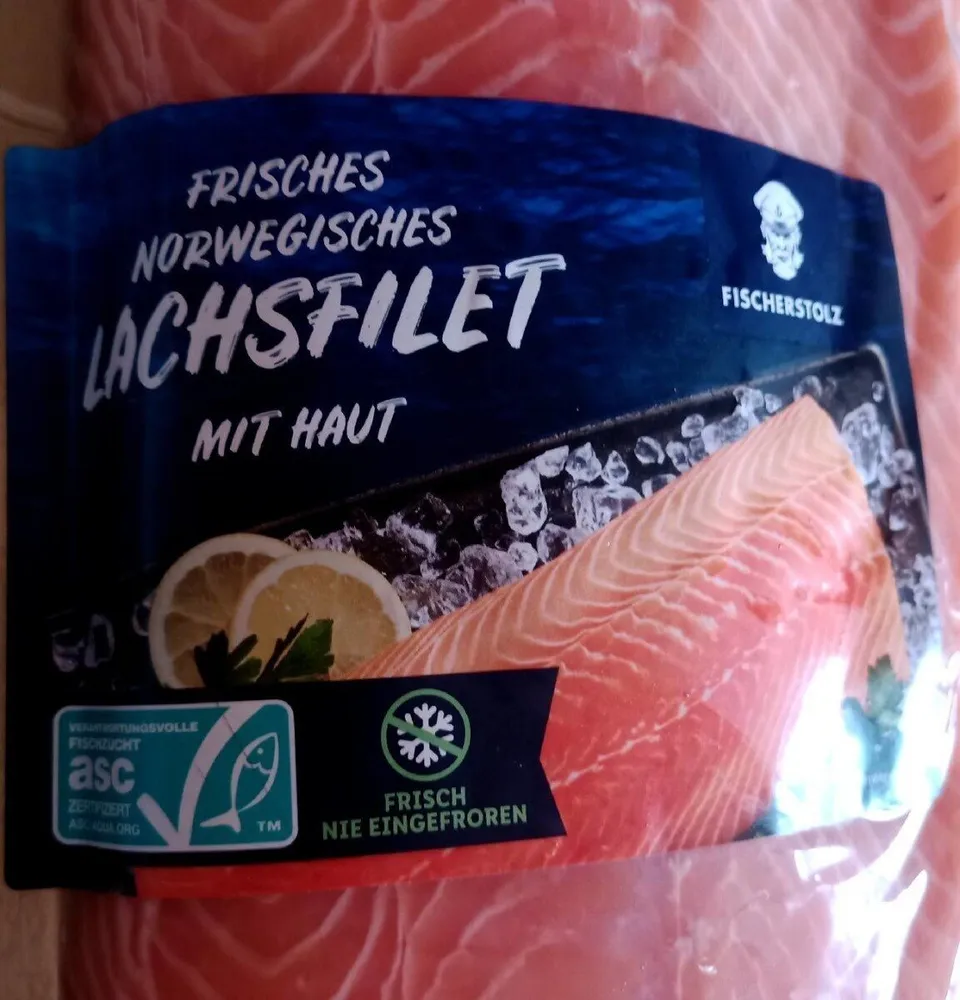 Lachsfilet mit Haut