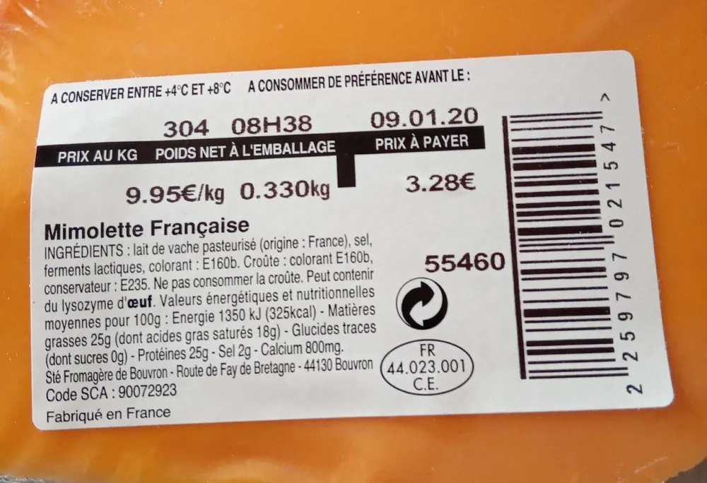 Mimolette francaise