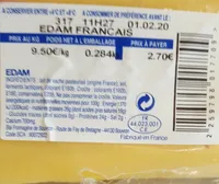 EDAM FRANCAIS