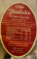 Pâte feuilletée François