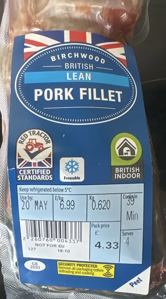 Lean British Pork Fillet
