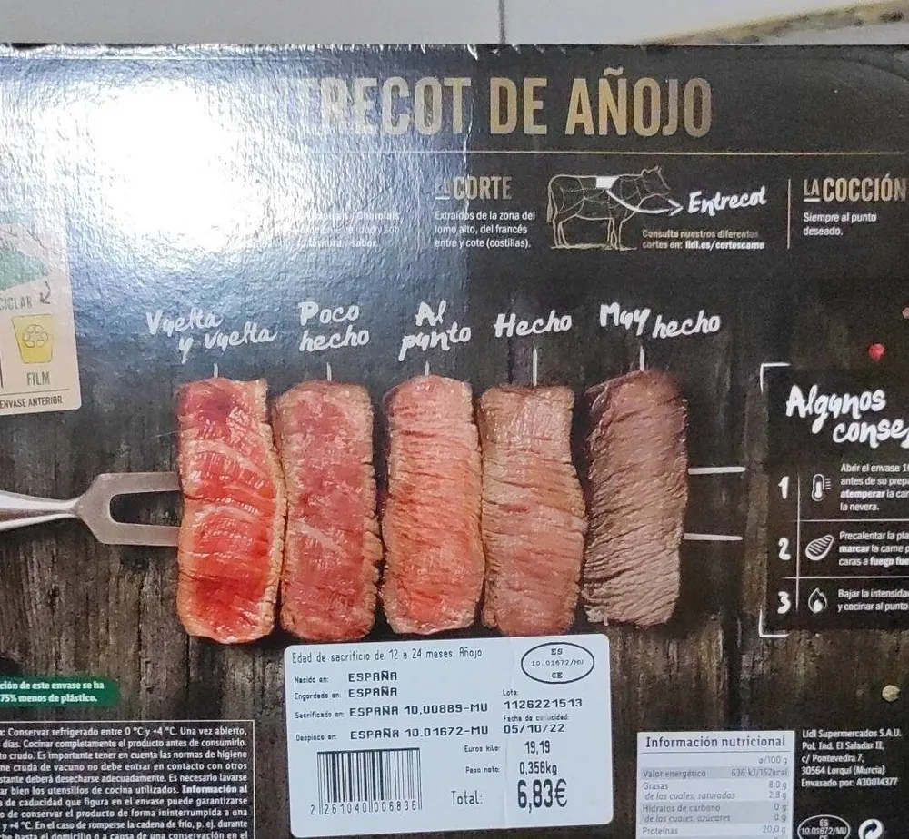 ENTRECOT DE AÑOJO