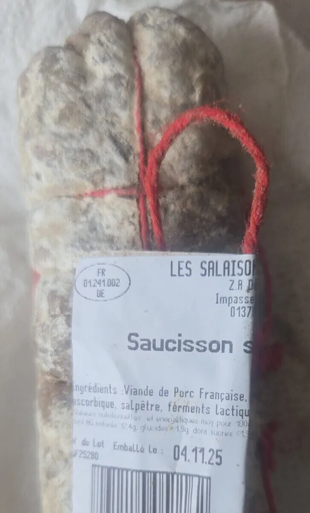 Saucisson sec de Meillonnas