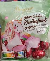Ostern Schoko Eier Joghurt Creme