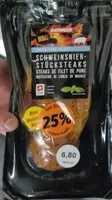 Steaks de filet de porc