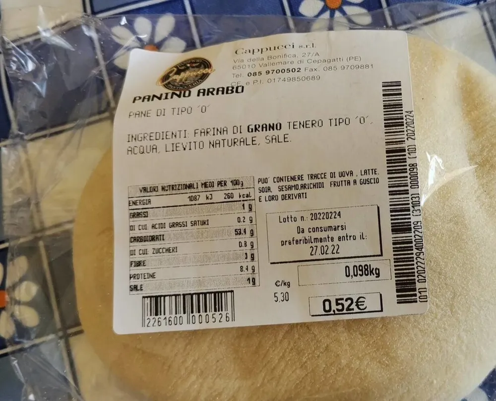 Pane Arabo