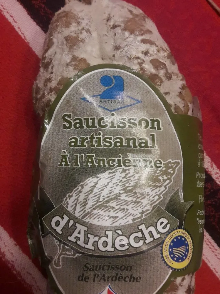 Saucisson artisanal d'Ardèche