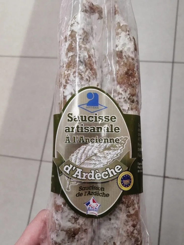 Saucisse artisanale à l'ancienne