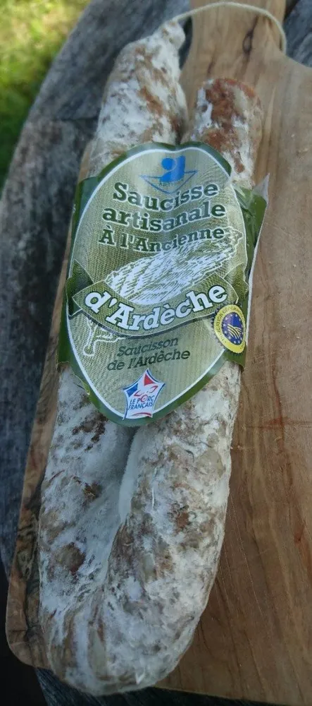 Saucisson artisanale à l'ancienne d'Ardèche