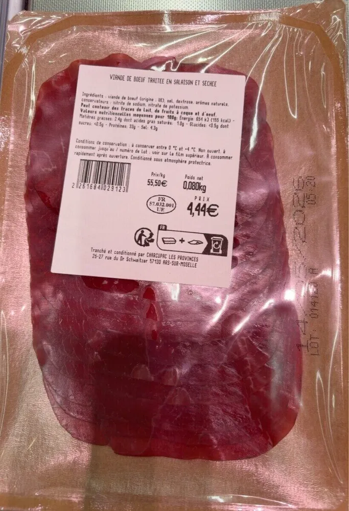 Viande de boeuf séchée