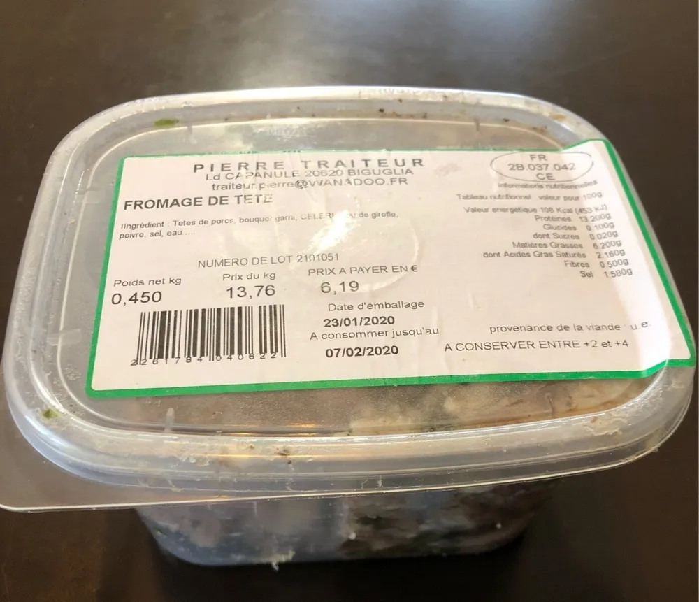 Fromage de tete