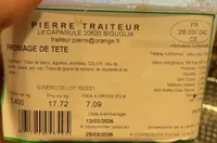 Fromage tete