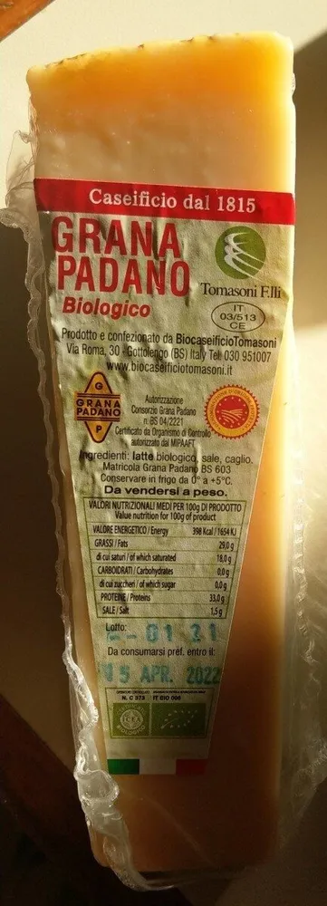 Grana Padano Biologico