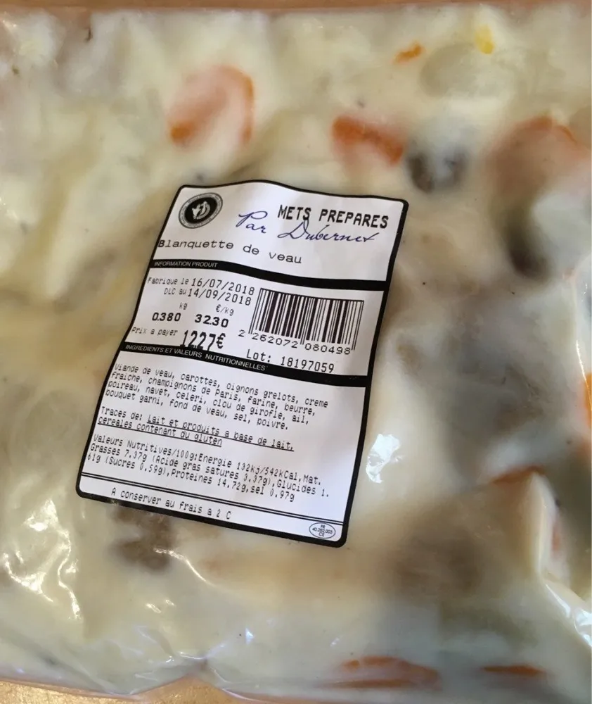 Blanquette de veau