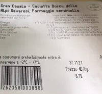 caciotta dolce