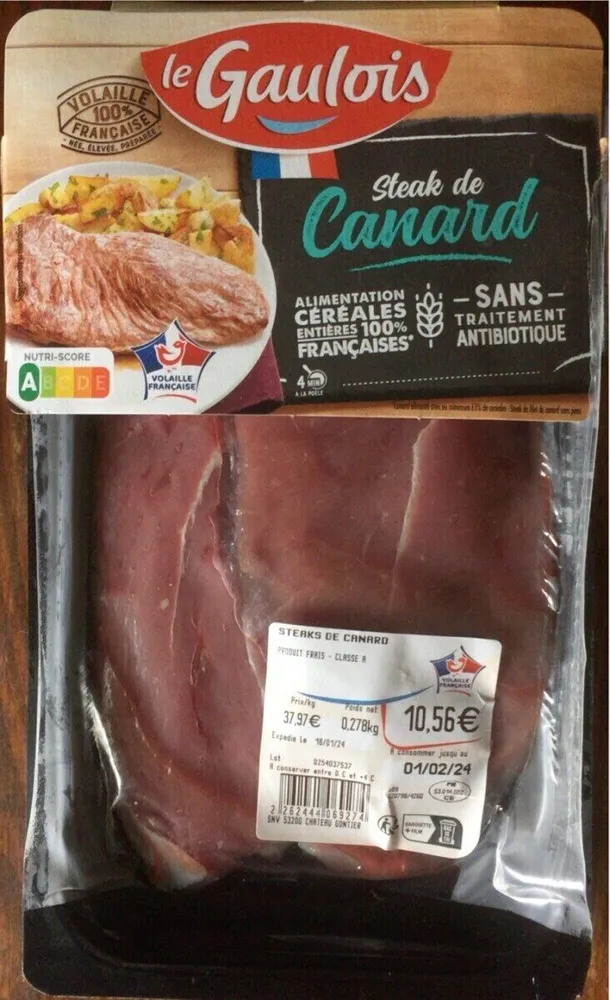 Steak de canard