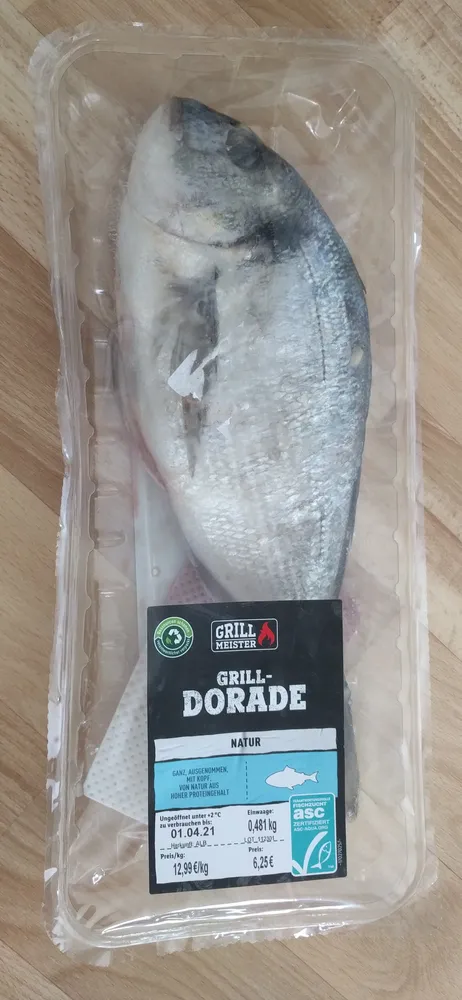 Grill-Dorade natur