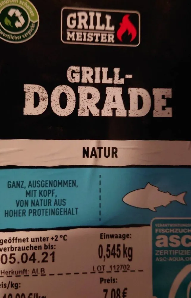 Grill-Dorade