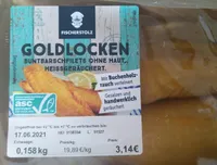 Goldlocken (Buntbarschfilets ohne Haut, heißgräuchert)