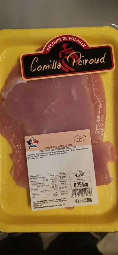 Escalopes de dinde