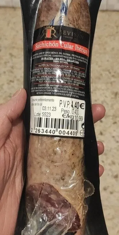 Salchichón cular ibérico
