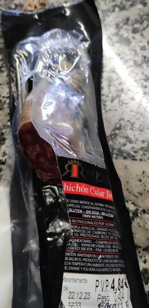 Salchichón cular ibérico
