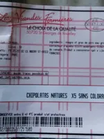 Chipolatas natures x5