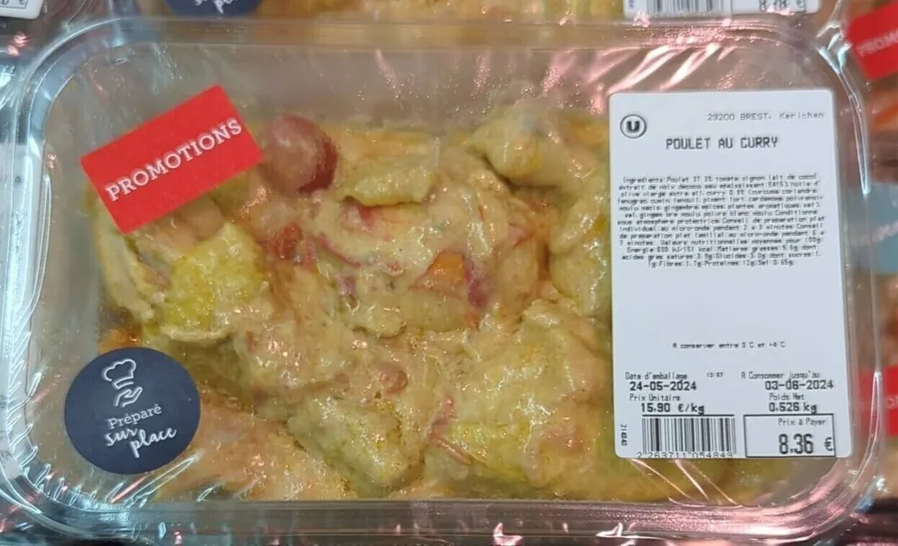 Poulet au curry