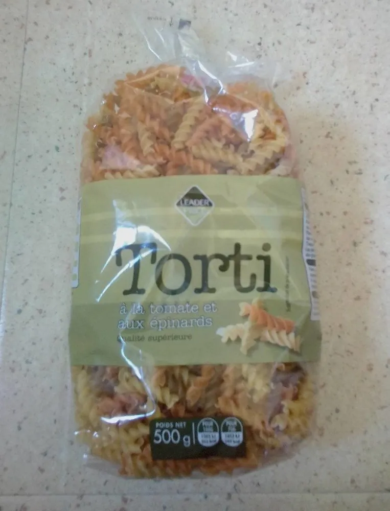 Torti à la tomate et aux épinards