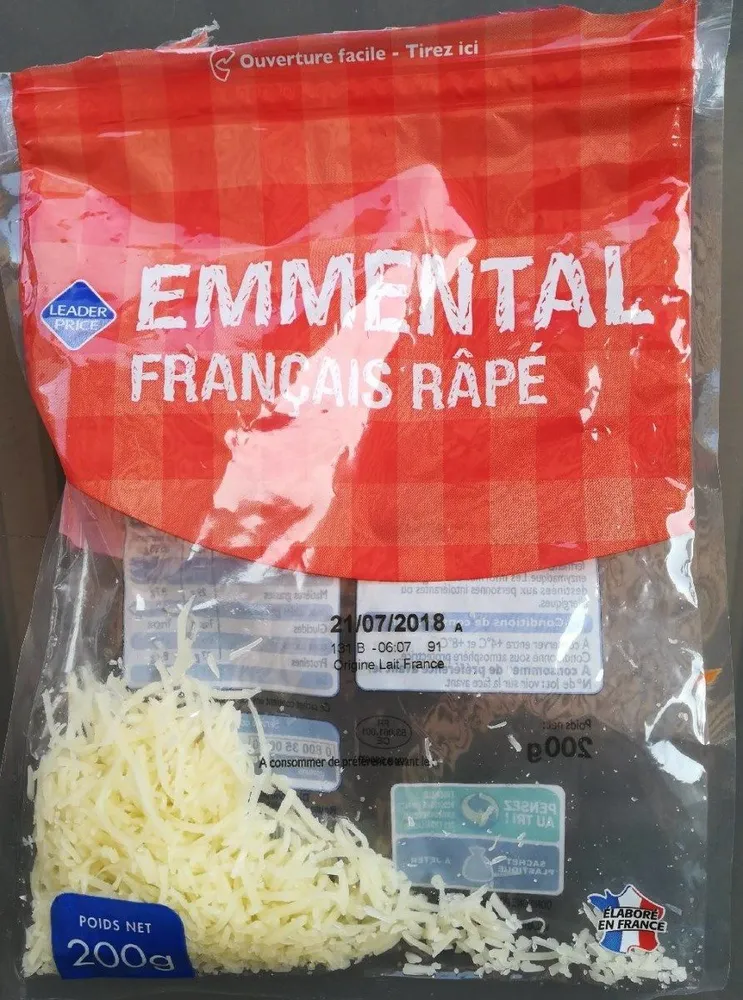 Emmental français râpé