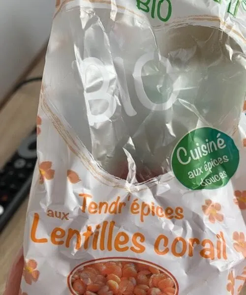 Pâte lentille corail