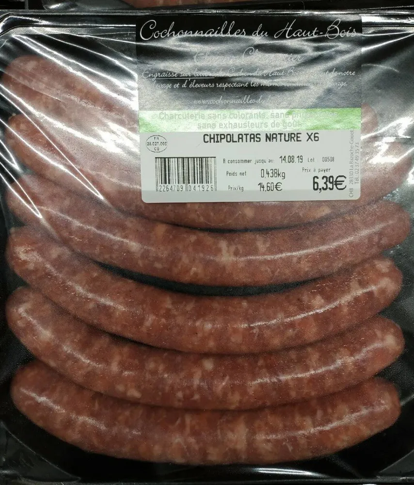 Chipolatas nature
