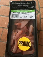 Des de bacon fumes
