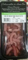 dès de bacon fumé salé au sel sec
