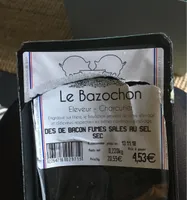 Dés de bacon fumés salés au sel drc