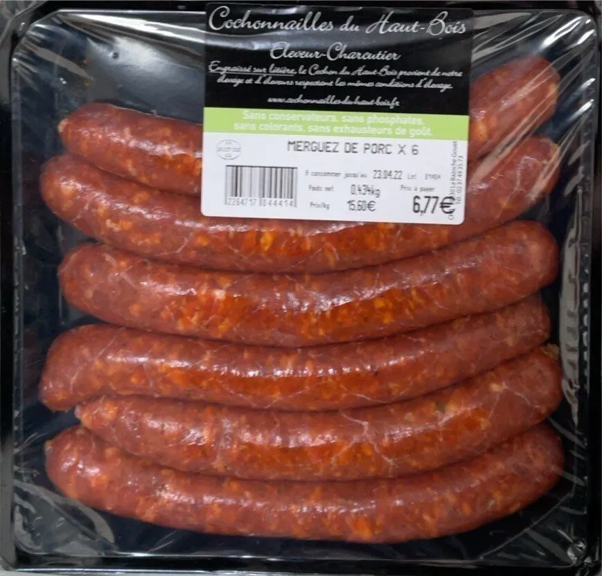Merguez de porc