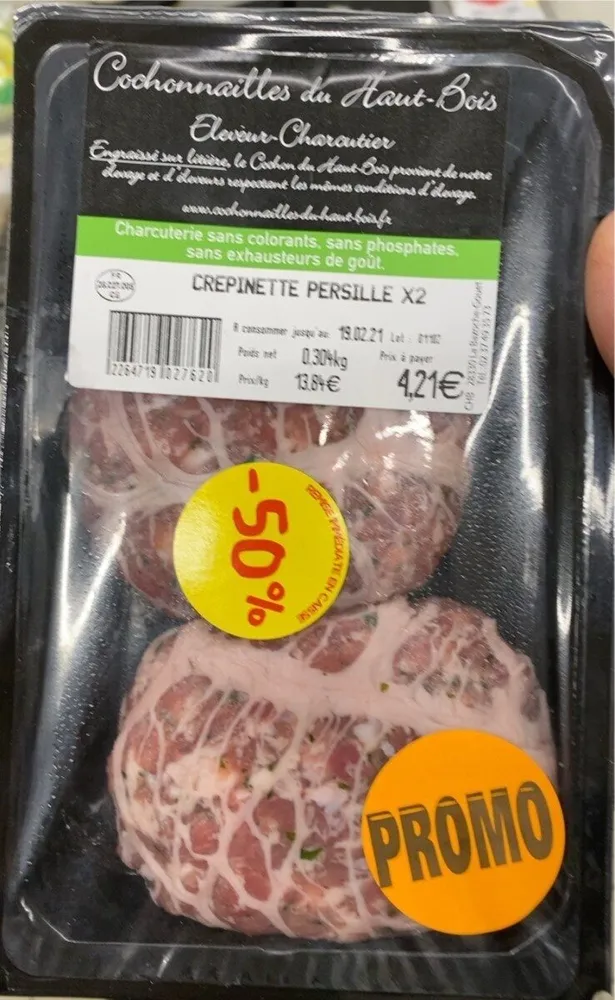 Crepinette persille x2