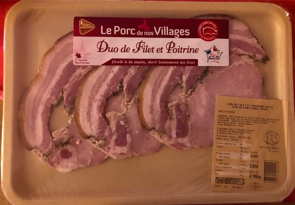 Duo de filet et poitrine