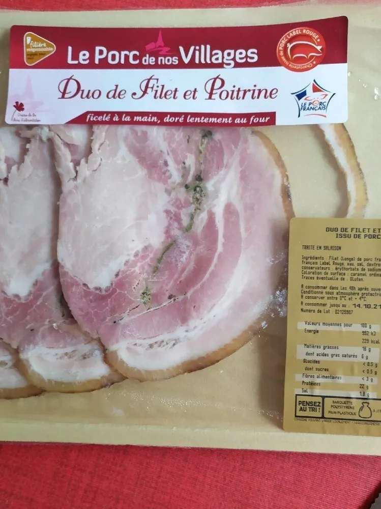 Duo de filet et poitrine