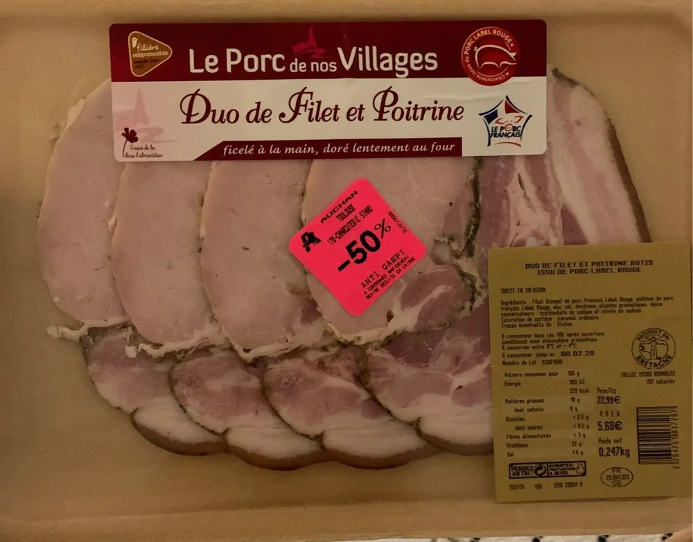 Duo de filet et poitrine