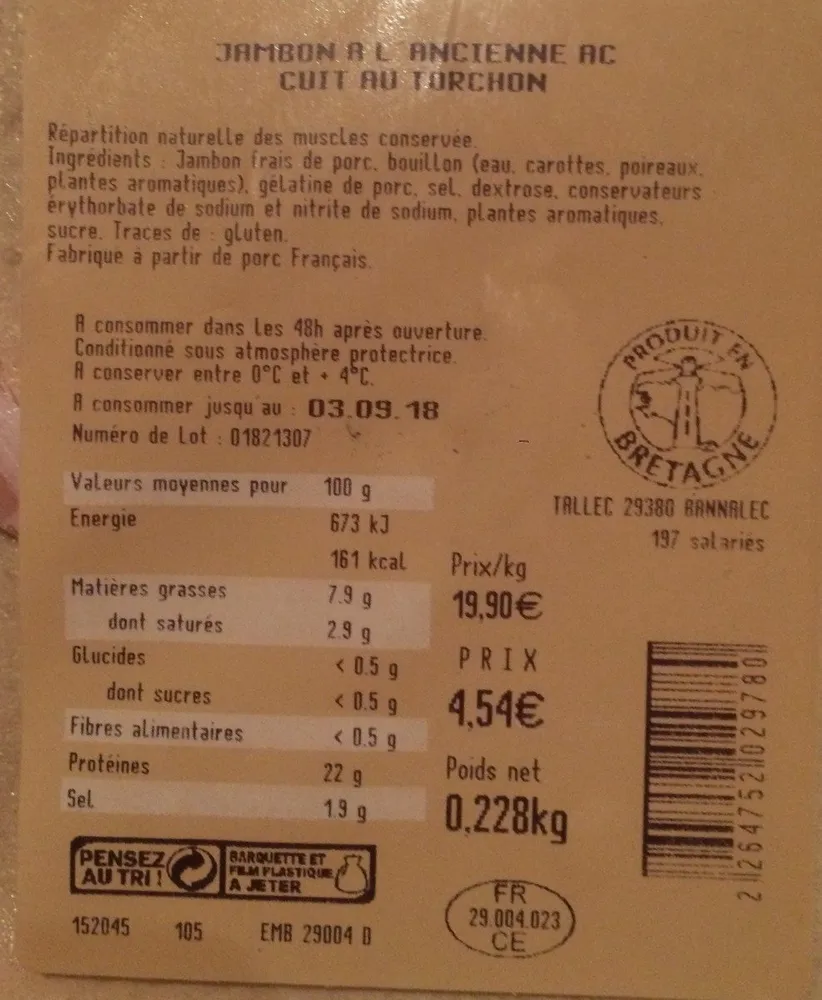 Jambon a lancienne