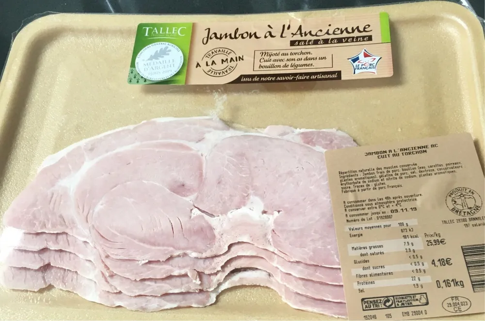 Jambon à l'ancienne cuit au torchon