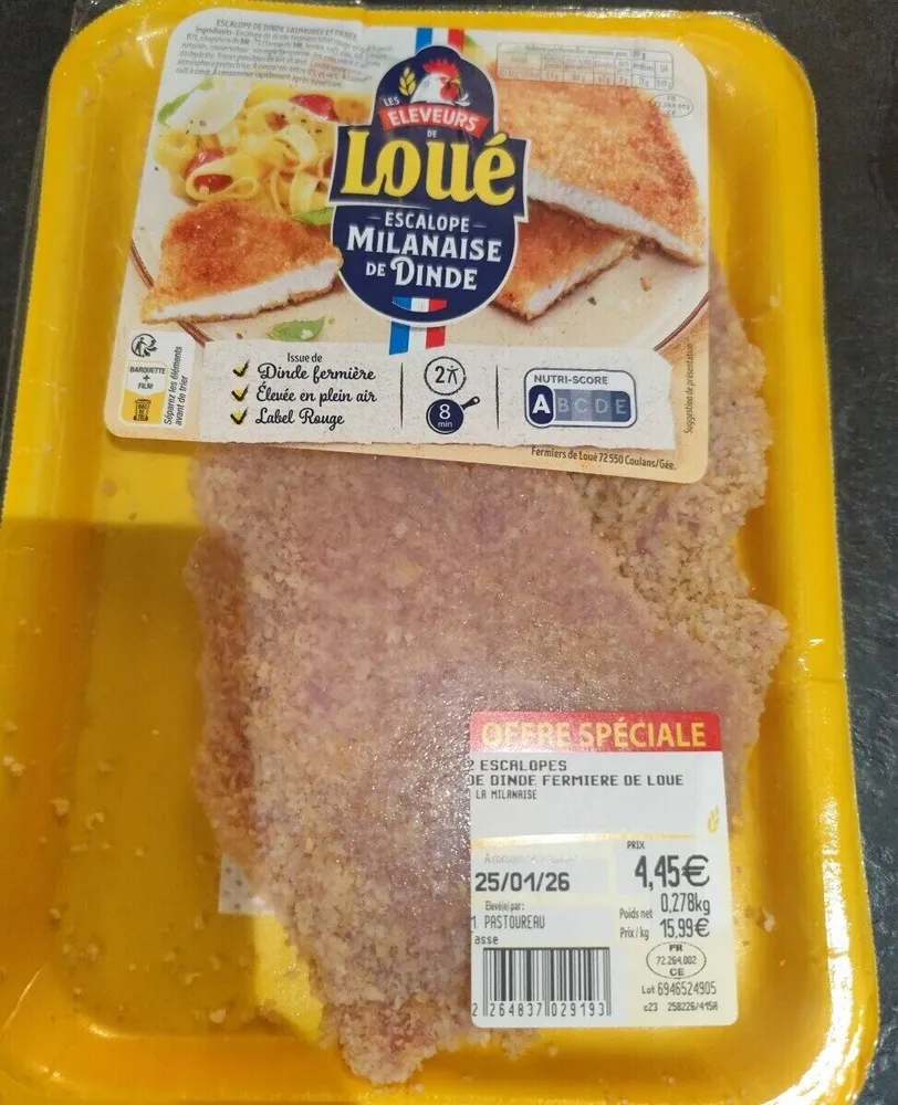 Escalope Milanaise de Dinde