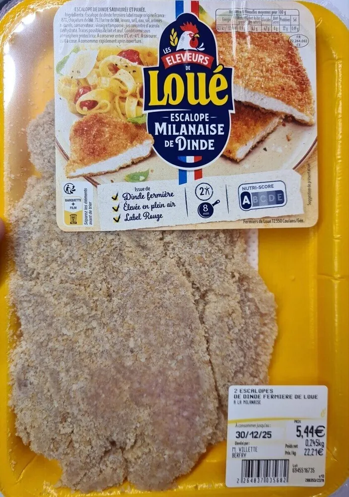 Escalopes panés