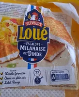 Escalope dinde panée